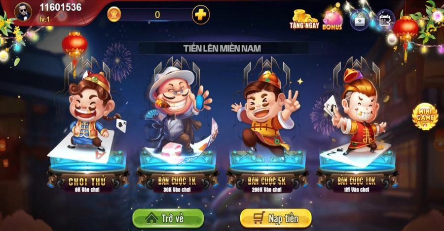 Bật mí những thông tin thú vị về game Tiến Lên Miền Nam 8US 6 Tiến lên MN với đa dạng các phòng cược hấp dẫn