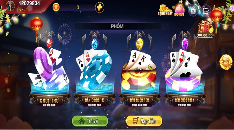 Phỏm 8US và những trải nghiệm cực chất cho game thủ 7 Có 4 phương thức chơi Phỏm 8US