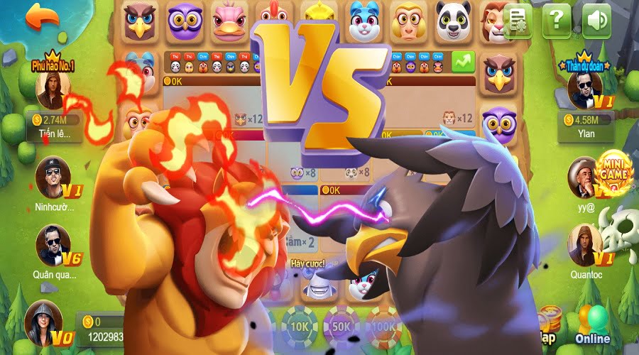 Phi Cầm Tẩu Thú – Siêu phẩm game gây bão cộng đồng mạng 6 Phi Cầm Tẩu Thú 8US Games có đồ họa ấn tượng