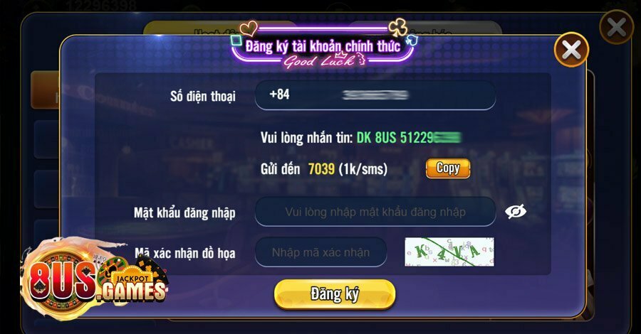 Hướng dẫn Đăng ký 8US Games siêu tốc chưa đến 1 phút 8 Kích hoạt SĐT 8us games dễ dàng, nhanh chóng