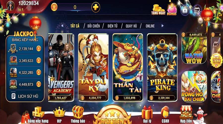 Trải nghiệm siêu đã với game Thần Tài 8US Games 5 Nổ hũ quay thưởng Thần Tài 8US VIP mới lạ, hấp dẫn