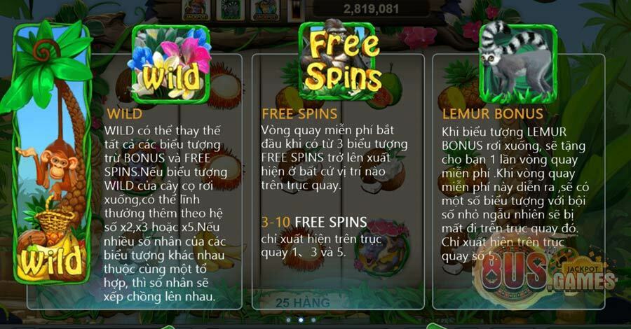 Khám phá Apes Go Wild 8US - Tựa game nổ hũ hoang dã đình đám 5 Những đặc điểm hấp dẫn trong Apes Go Wild 8US