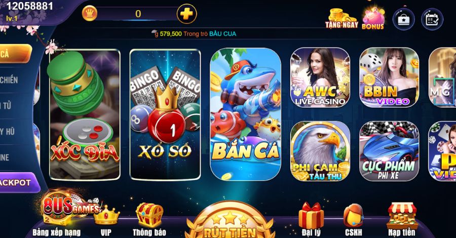 So sánh 8US và Iwin Club: Cổng game nào đáng trải nghiệm 9 8US cho phép người chơi có cơ hội nhận lại một phần lớn số tiền đã đặt cược