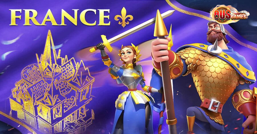 Cách chơi game rise of kingdoms – bí kíp trở thành cao thủ 7 Bạn có thể chọn France nếu thích chơi game chiến thuật theo phong cách đẳng cấp